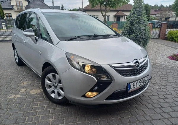 Opel Zafira cena 27900 przebieg: 252000, rok produkcji 2014 z Milanówek małe 92